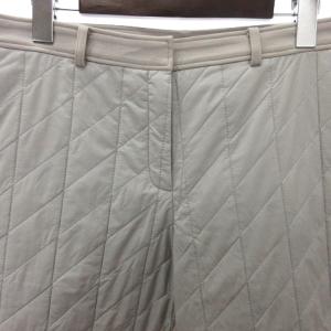 LANVIN スポーツ キルティングパンツ ロング 中綿 切替 VLQ807294 灰 グレー 42 XL位 SM1