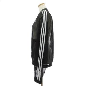 adidas 美品 TRACK TOP HOODIE トラック トップ フーディー ブルゾン チュール ジャケット DX3694 黒 ブラック
