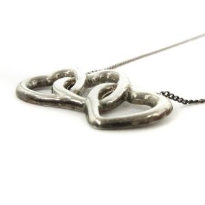 TIFFANY&Co. トリプルハート ネックレス ペンダント AG925 総重量 3.8ｇ シルバー アクセサリー GY14