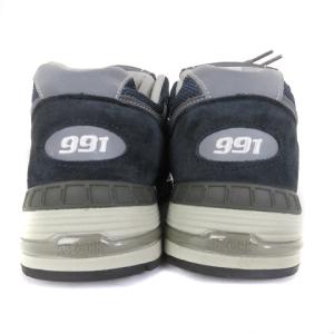 New Balance M991NV スニーカー ヘリテージ スエード 26.5cm ブラック