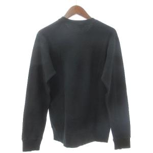 HYSTERIC GLAMOUR 22AW HYS TIMES刺繍 スウェット トレーナー 長袖 サーマル コットン 02223CS03 ブラック 黒 M SM1