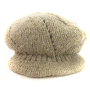 HELEN KAMINSKI キャスケット ニット 帽子 ウール ベージュ SM1