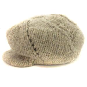 HELEN KAMINSKI キャスケット ニット 帽子 ウール ベージュ SM1