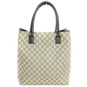 GUCCI 131220 トートバッグ GGスプリーム ダークブラウン