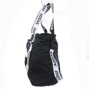 adidas マウジー MOUSSY コラボ ロゴストラップバッグ LOGO STRAP BAG MSY トート スポーツ 裏メッシュ 黒