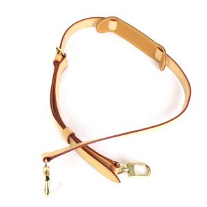 LOUIS VUITTON ショルダーストラップ ヌメ革 レザー 小物 べージュ