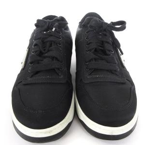 PRADA 2EE375 RE-NYLON スニーカー 三角プレート ナイロン 37 ブラック