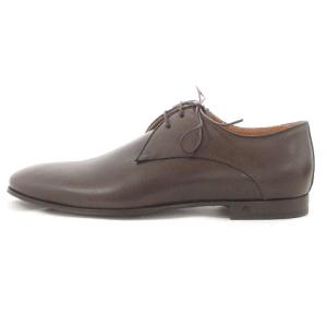 PAUL SMITH PS ドレスシューズ ビジネス プレーントゥ レザー K213 茶 ブラウン UK7.5 26cm位 SM1