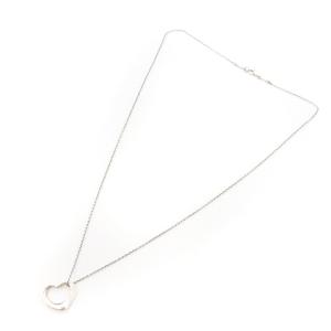 TIFFANY&Co. オープンハート ネックレス ペンダント 総重量2.4g シルバー アクセサリー GY14