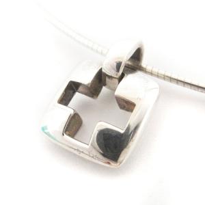 TIFFANY&Co. ピアストクロス スクエア ネックレス チョーカー 総重量7.4g シルバー アクセサリー GY14