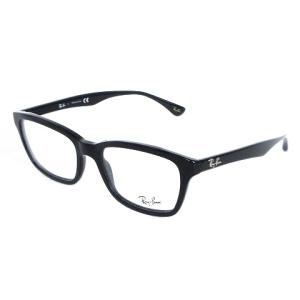 Ray-Ban メガネ 眼鏡 サングラス フレーム スクエア セルフレーム RB5267 黒 ブラック 5519 145 小物 GY14 AA