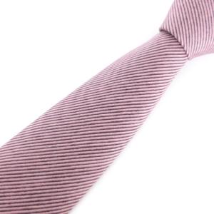 美品 枯山水 ネクタイ レギュラータイ シルク ストライプ 庭園 645844IA ピンク系 小物 AA