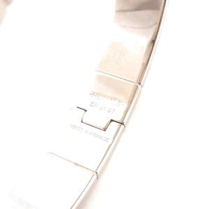 HERMES シャルニエールPM ブレスレット ブラック シルバーカラー