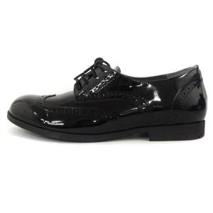 BIRKENSTOCK Laramie Low ララミー ロー エナメル ドレスシューズ レザー 1015429 黒 ブラック UK7 25.5cm