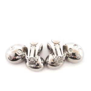 SWAROVSKI イヤリング ピアス クリップ式 カラーストーン シルバーカラー アクセサリー GY14