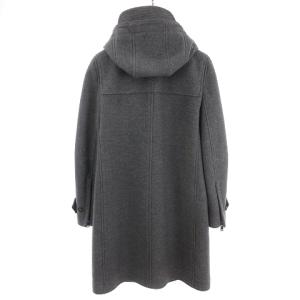 RALPH LAUREN ダッフルコート フード ウール ミドル丈 無地 グレー