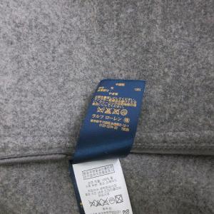 RALPH LAUREN ダッフルコート フード ウール ミドル丈 無地 グレー