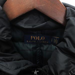 Polo by Ralph Lauren　ゴム引きステンカラーコート 90年代 90s ポロ ラルフローレン スコットランド製 黒 ブラック