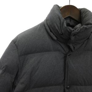 BARNEYS NEW YORK ダウンジャケット 長袖 無地 ジップアップ 1225485 グレー M SM1