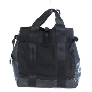 PORTER 吉田カバン ヒート トートバッグ スクエア ロゴ ナイロン ライト付き 黒 ブラック 鞄 SM1