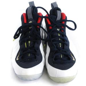 NIKE 575420 AIR FOAMPOSITE ONE PRM スニーカー 27.5cm ブラック