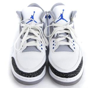 NIKE CT8532-145 Air Jordan 3 スニーカー ローカット レーサーブルー ホワイト