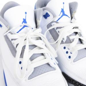 NIKE CT8532-145 Air Jordan 3 スニーカー ローカット レーサーブルー ホワイト