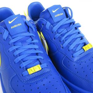 NIKE × AMBUSH Air Force 1 Low Game Royal and Vivid Sulfur