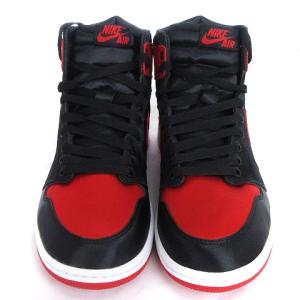 NIKE FD4810-061 AIR JORDAN1 Satin Bred スニーカー ハイカット 