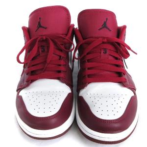 NIKE 553558-604 AIR JORDAN1 LOW 1 ロー スニーカー シューズ ノーブルレッド