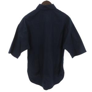MADISONBLUE J.BRADLEY SHIRT シャツ 7分袖 レギュラーカラー コットン MB999-5718 紺 ネイビー 00 XS位