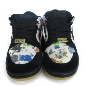 NIKE SB × SUPREME DUNK LOW RAMMELLZEE スニーカー 27.5cm ブラック