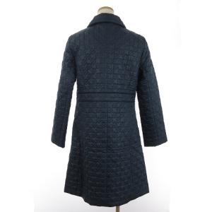 Leilian キルティングコート ネイビー 9