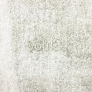 Chloe タグ付き マフラー ストール フリンジ 洗えるカシミヤ100％ 無地 グレー