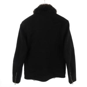 SOPHNET. ブルゾン ジャケット ジップアップ 長袖 中綿 フェイクファー コットン SOPH-67082 黒 ブラック S