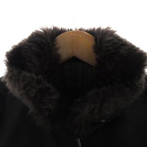 SOPHNET. ブルゾン ジャケット ジップアップ 長袖 中綿 フェイクファー コットン SOPH-67082 黒 ブラック S