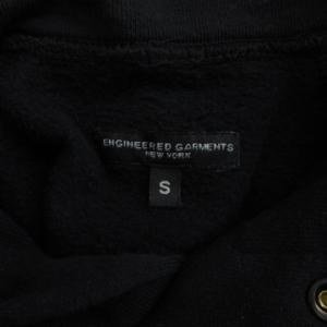 Engineered Garments 20AW Raglan Hoody W/Tape Fleece 音符テープ パーカー 長袖 ブラック