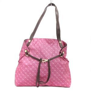 モノグラム ソフティ トートバッグ 総柄 ピンク 鞄