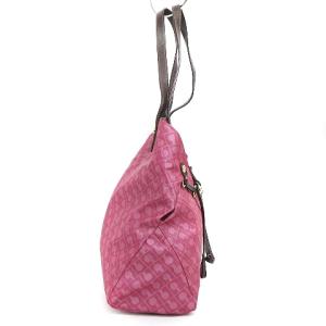 GHERARDINI モノグラム ソフティ トートバッグ 総柄 ピンク 鞄