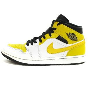 NIKE 554724-170 AIR JORDAN 1 MID UNIVERSITY GOLD 29cm