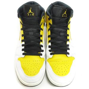 NIKE 554724-170 AIR JORDAN 1 MID UNIVERSITY GOLD 29cm