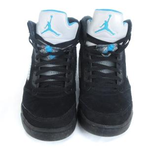 NIKE DD0587-047 AIR JORDAN 5 RETRO AQUA スニーカー 28cm ブラック