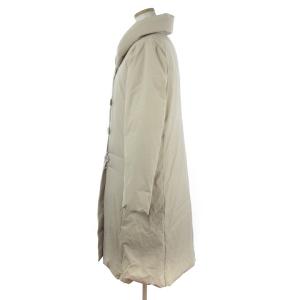 Leilian 美品 ダウンコート ショールカラー ミドル丈 ベルト付き 無地 ベージュ 11 L相当