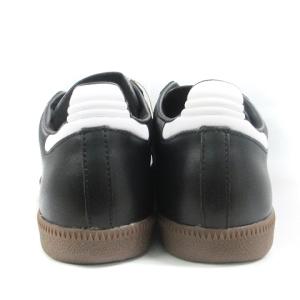 adidas タグ付き サンバ SAMBA スニーカー シューズ ローカット ガムソール レザー 019000 黒 ブラック US6.5