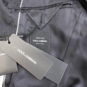 DOLCE&GABBANA テーラードジャケット 花柄 シルク100％ ブラック 44
