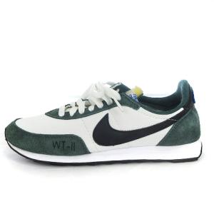 NIKE DJ6054-100 WAFFLE TRAINER 2 スニーカー ローカット 24cm グリーン