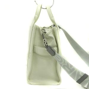 MARC JACOBS THE LEATHER TOTE バッグ 2WAY レザー ホワイト