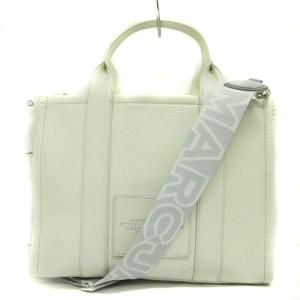 MARC JACOBS THE LEATHER TOTE バッグ 2WAY レザー ホワイト