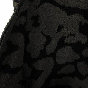 BAREFOOT DREAMS × ロンハーマン別注 パーカー ボア ジップアップ 牛柄 ブラウン 茶 S SM1