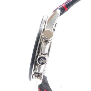 CASIO × EDIFICE TORO ROSSO 腕時計 アナログ クロノグラフ タフソーラー ブラック